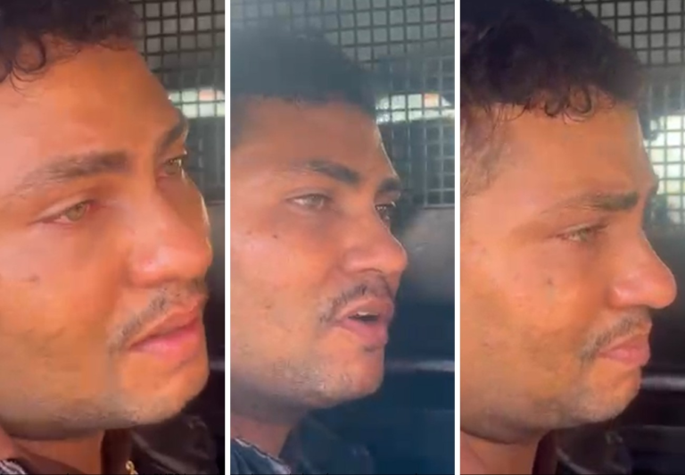 'Tá de parabéns a polícia', diz suspeito de homicídio preso após fugir cerca de 500 km 'ta-de-parabens-a-policia',-diz-suspeito-de-homicidio-preso-apos-fugir-cerca-de-500-km