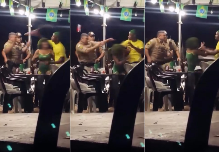 Homem que arremessou lata de cerveja contra PM segue sendo procurado homem-que-arremessou-lata-de cerveja-contra-pm-segue-sendo-procurado