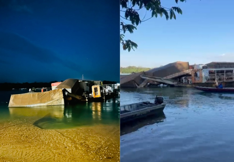 caminhao-fica-pendurado-apos-descer-rampa-de-balsa-no-rio-tocantins;-video