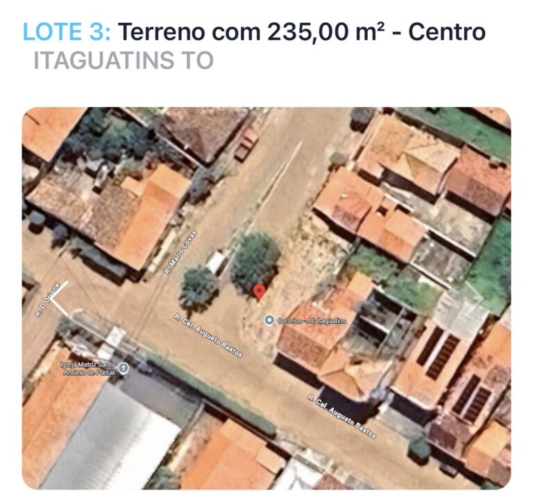 correios-leiloa-imoveis-em-sete-estados-com-lotes-a-partir-de-r$-104,8-mil-em-itaguatins-(to)